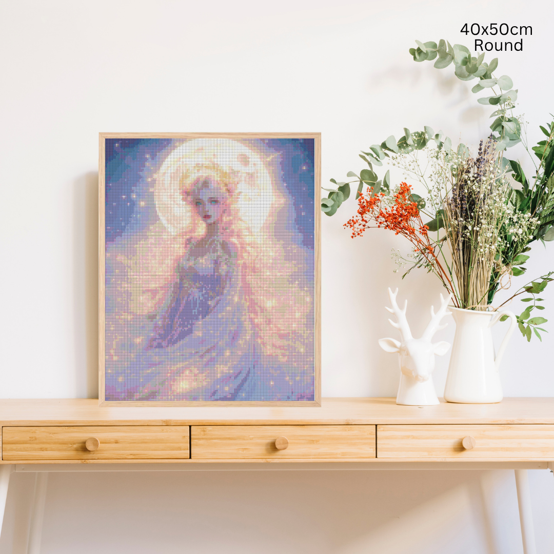 Moonlight Beauty: Diamond Painting Collection