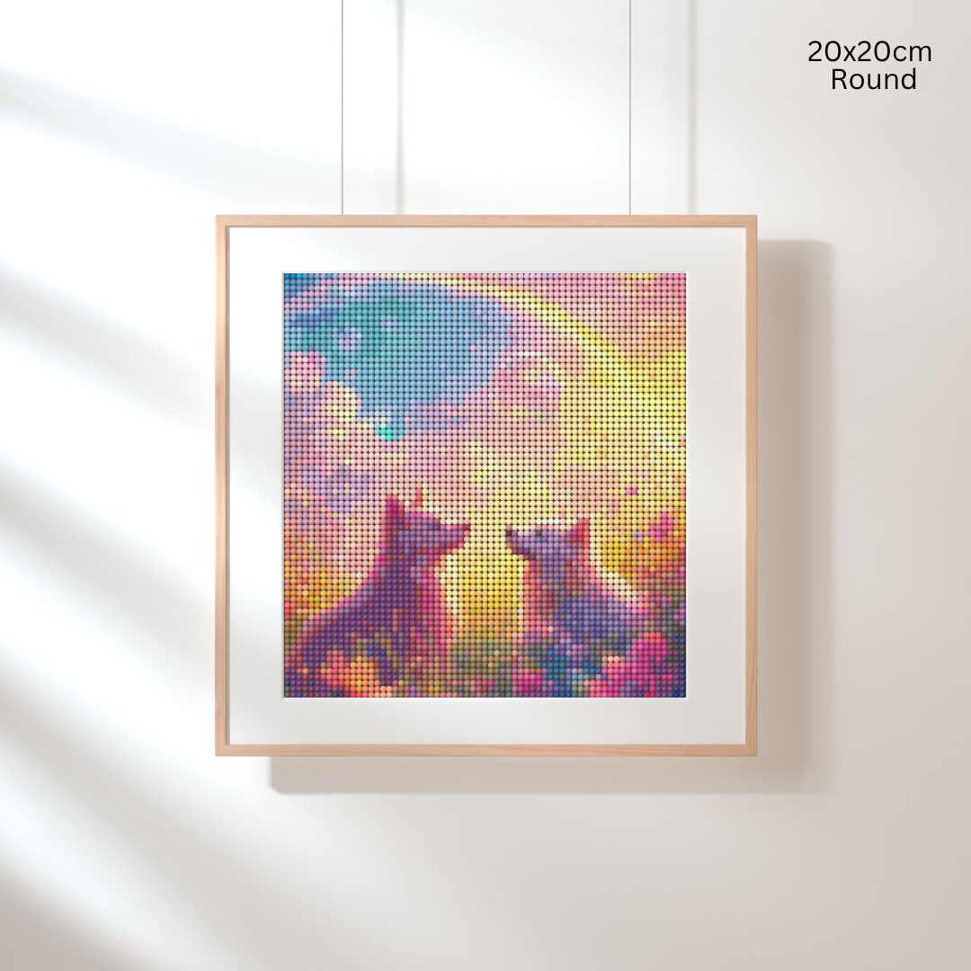 Rainbow Paws & Bubble Dreams: Diamond Painting Collection