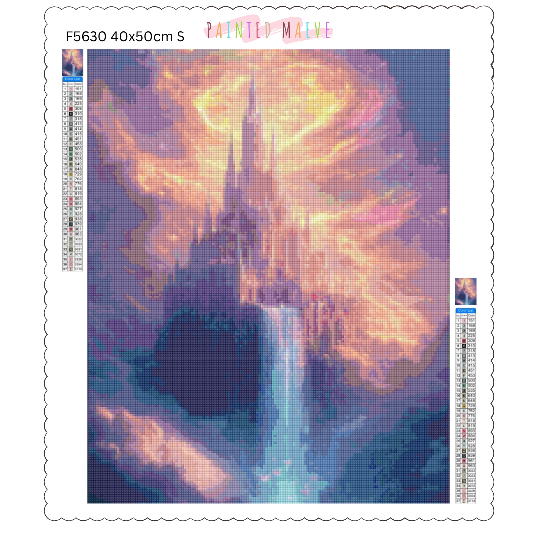 Castle in the Sky: Diamond Painting Collection
