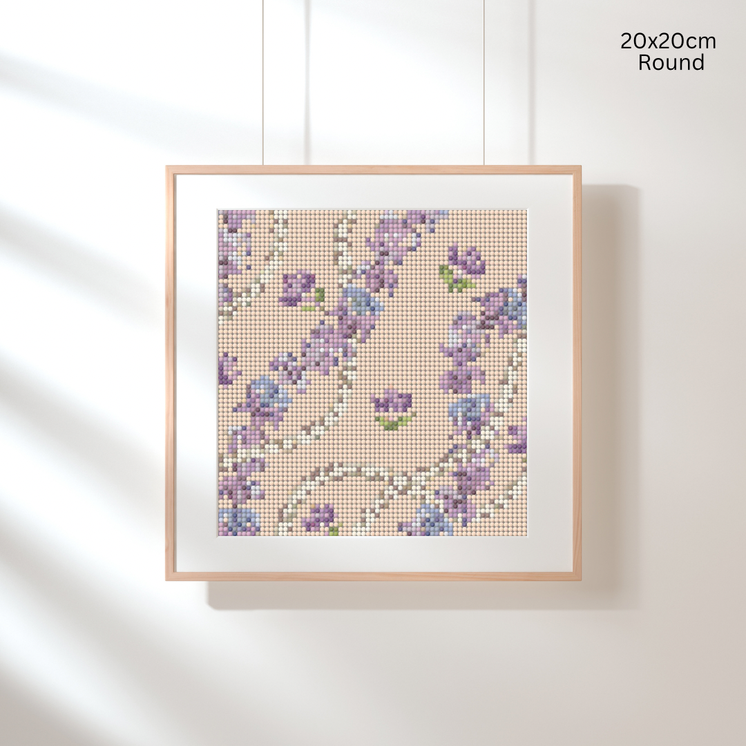 Crown Flower & Pikake: Diamond Painting Collection