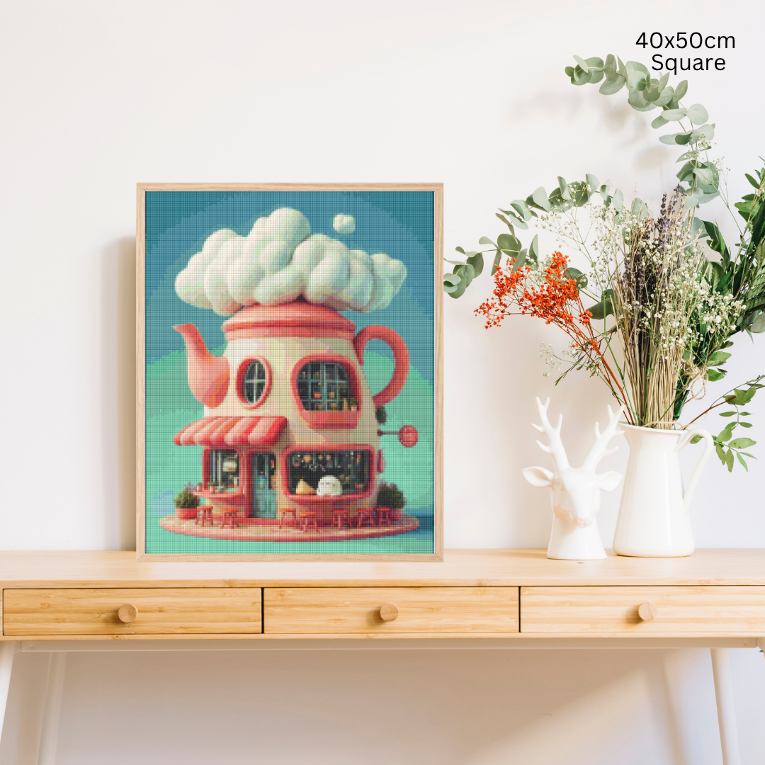 Tea Time Cafe: Diamond Painting Collection