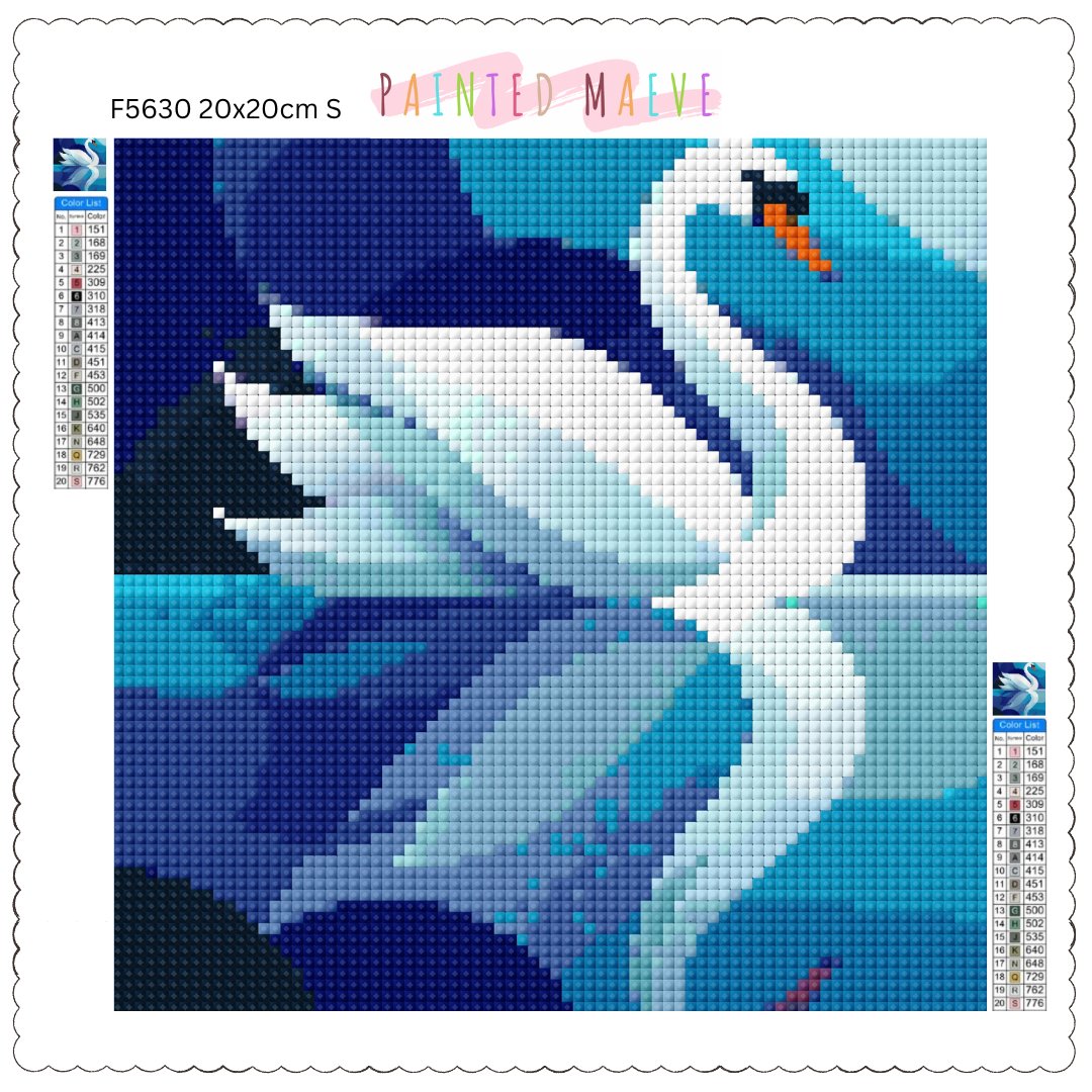 Reflections in Blue: Diamond Painting Collection