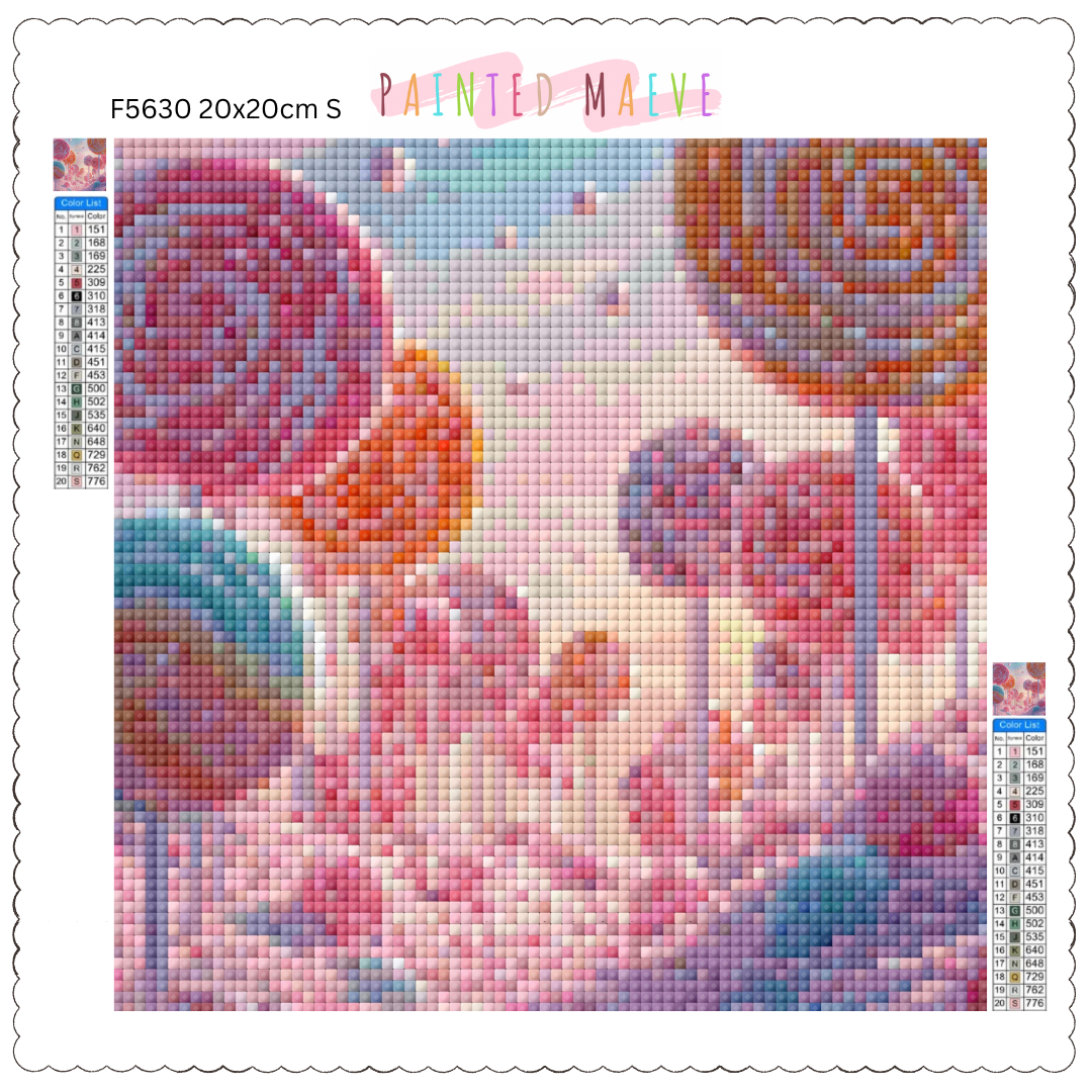 Lollipop Meadow: Diamond Painting Collection