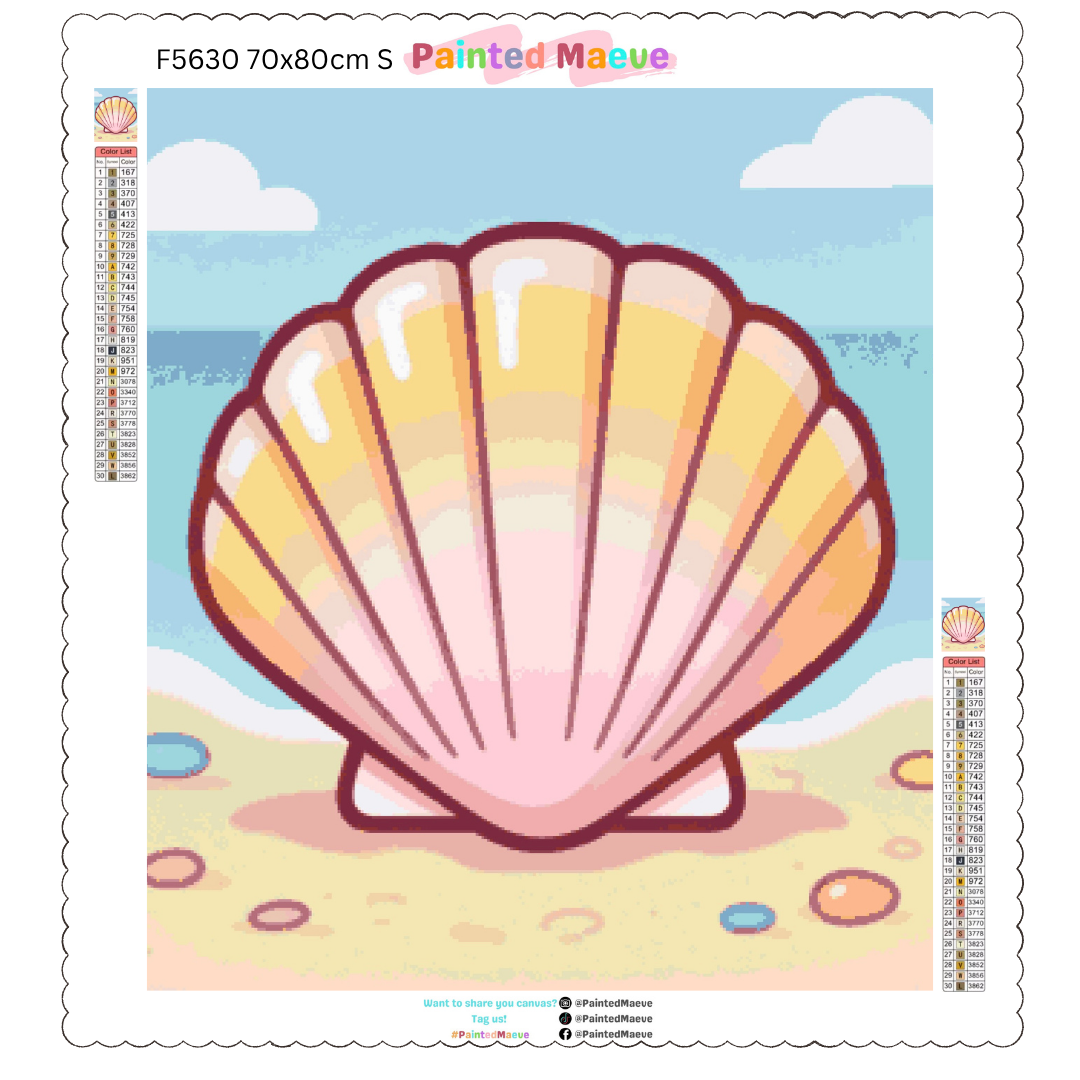 Shell by the Sea: Diamond Painting Collection