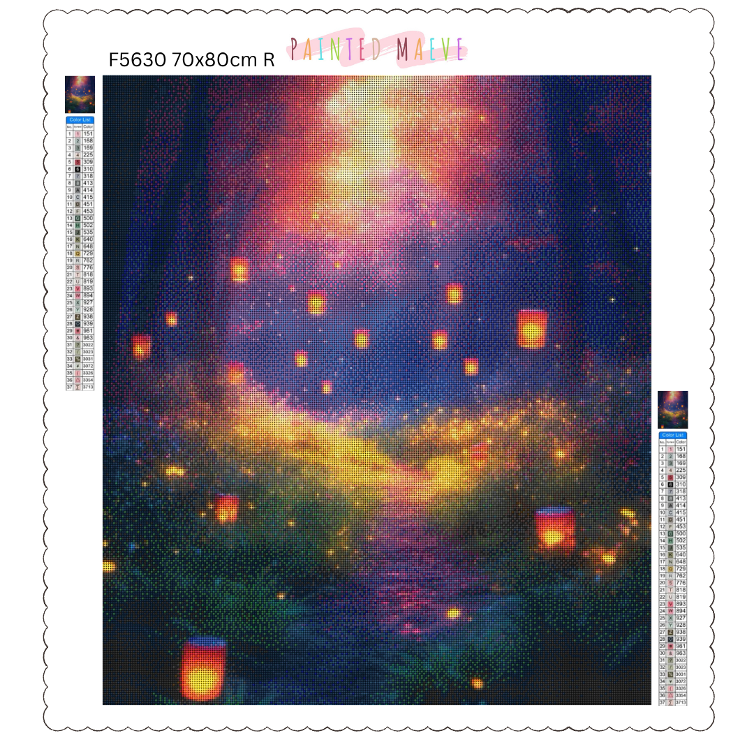 Mystic Lantern Isle: Diamond Painting Collection