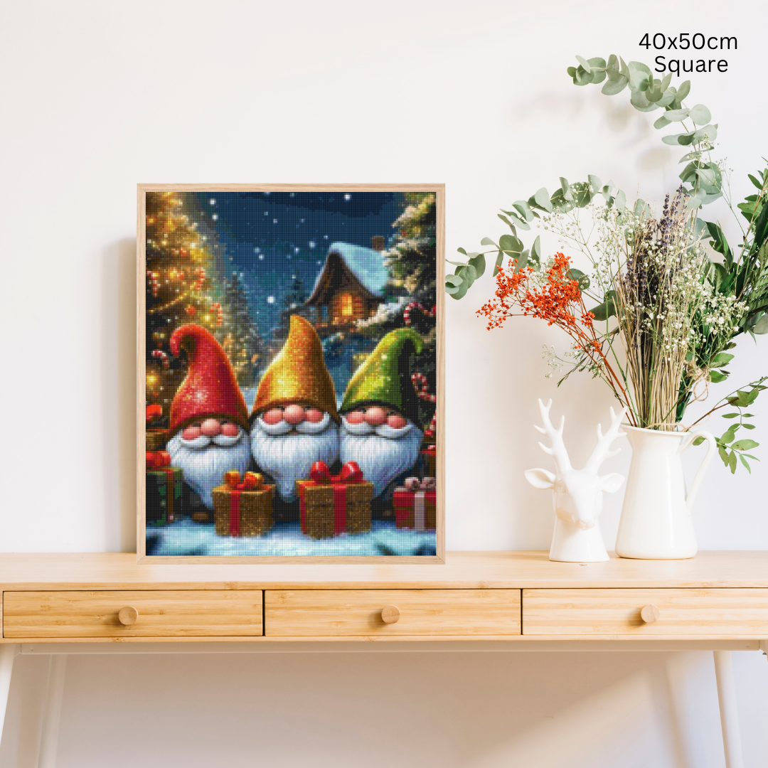 Gnome for the Holidays: Diamond Painting Christmas Collection
