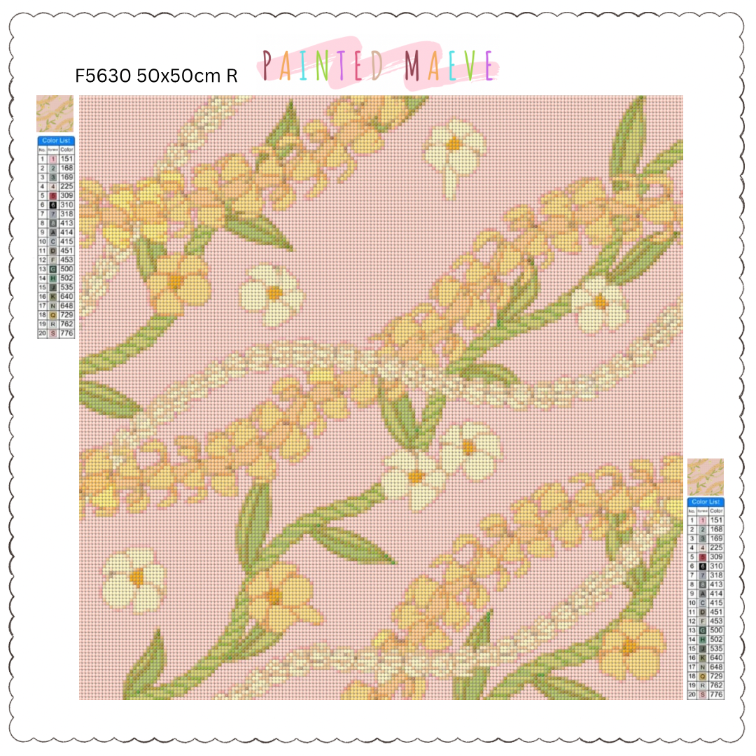 Puakenikeni & Pikake: Diamond Painting Collection