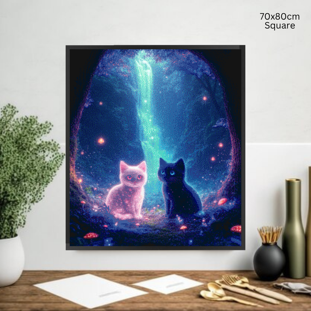Enchanted Purradise: Diamond Painting Collection