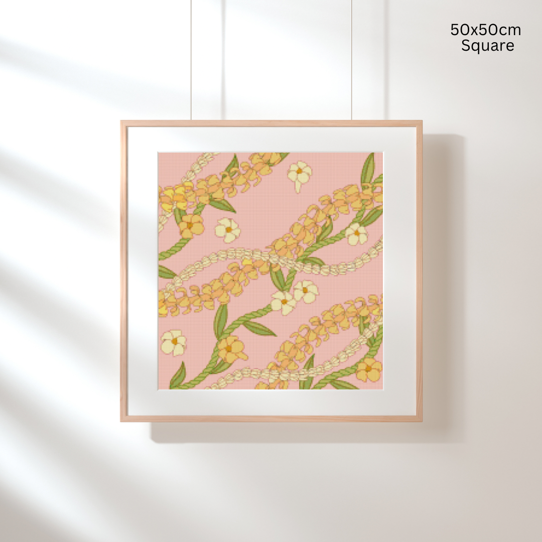 Puakenikeni & Pikake: Diamond Painting Collection