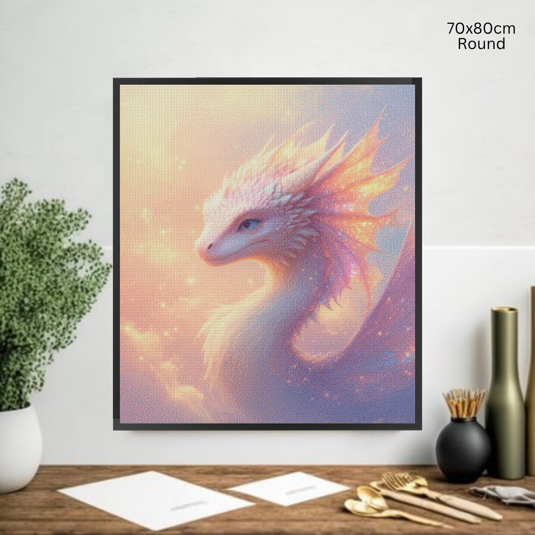 Dragon Grace: Diamond Painting Collection
