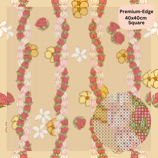 Twisted Pikake & Rosebud Lei: Diamond Painting Collection