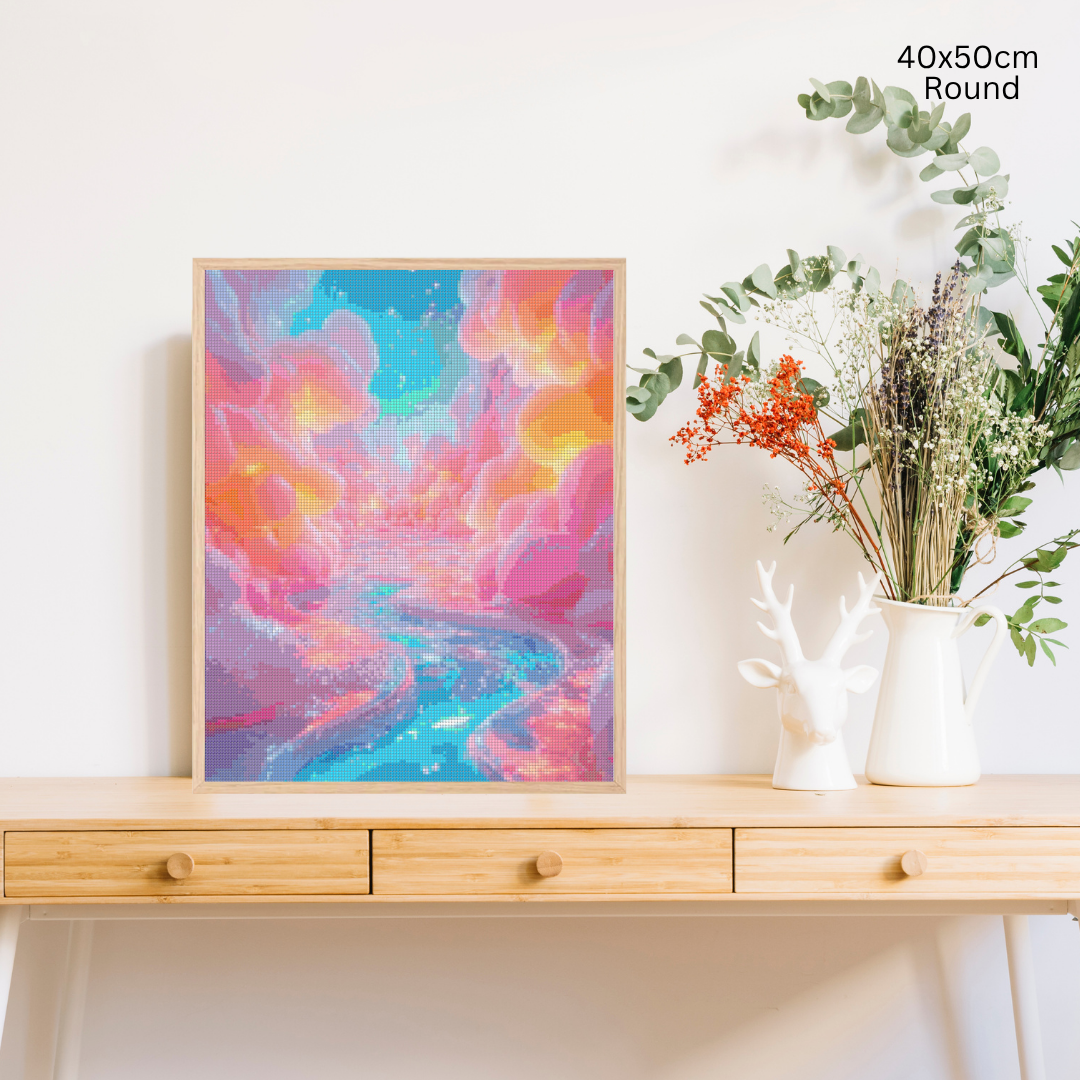 Candy Land River: Diamond Painting Collection