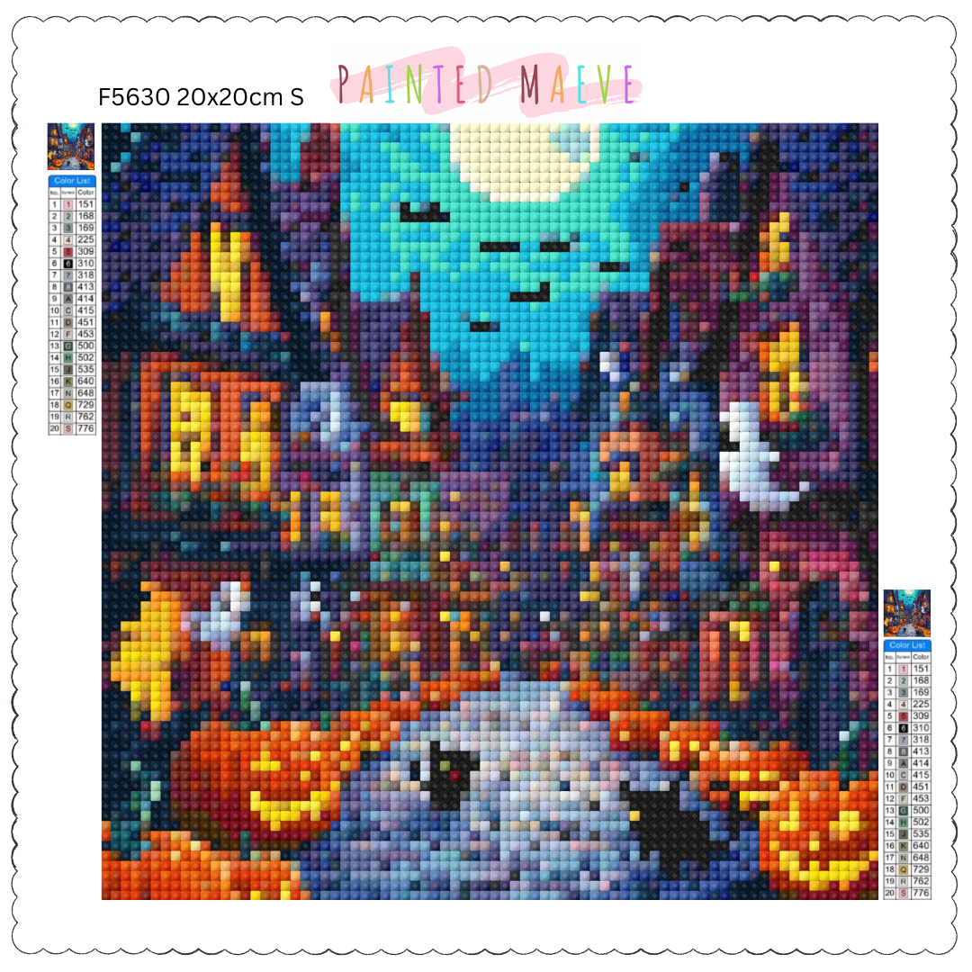 Town of Halloween: Diamond Painting Halloween Collection
