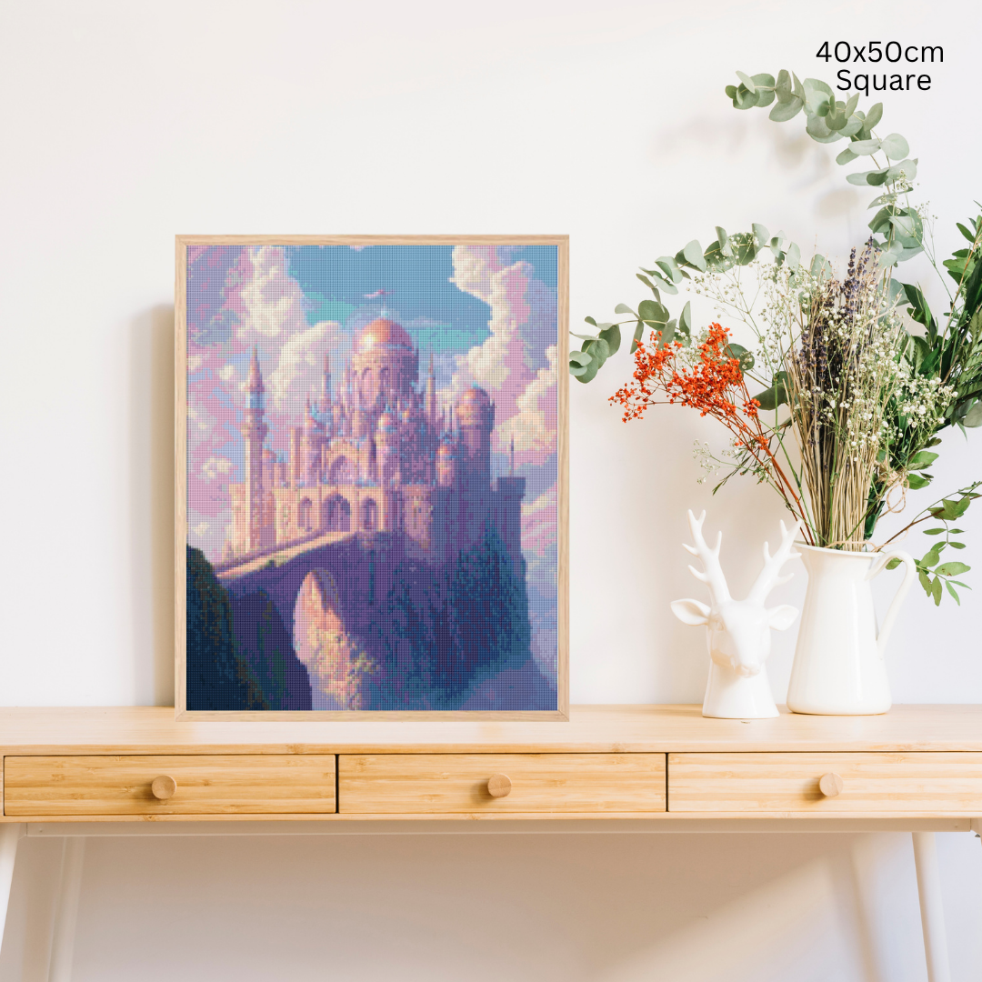 Celestial Fortress: Diamond Painting Collection