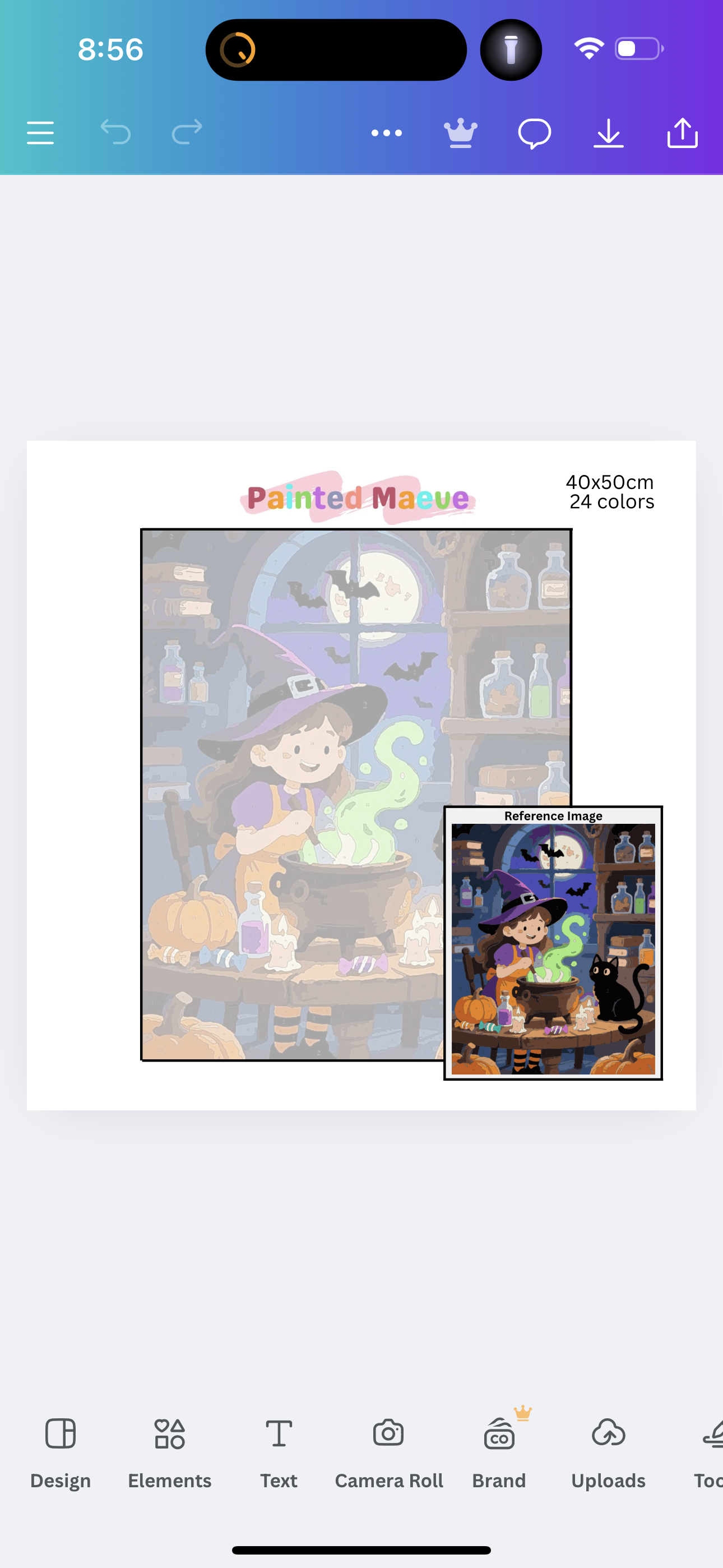 Potion & Purrs: Paint-by-Number Halloween Collection (24/36/48 colors | No Frame)
