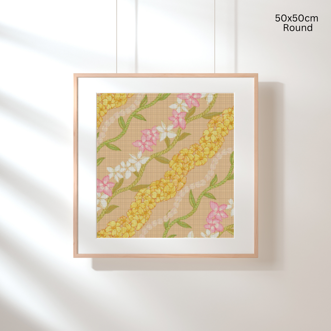 Pikake, Puakenikeni & Plumeria: Diamond Painting Collection