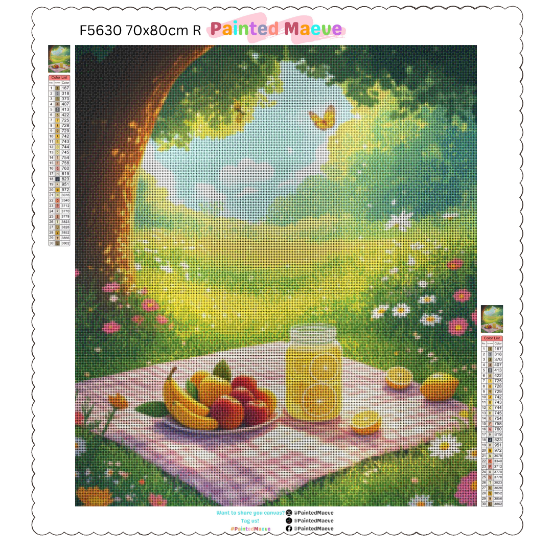 Picnic in the Meadow: Diamond Painting Collection