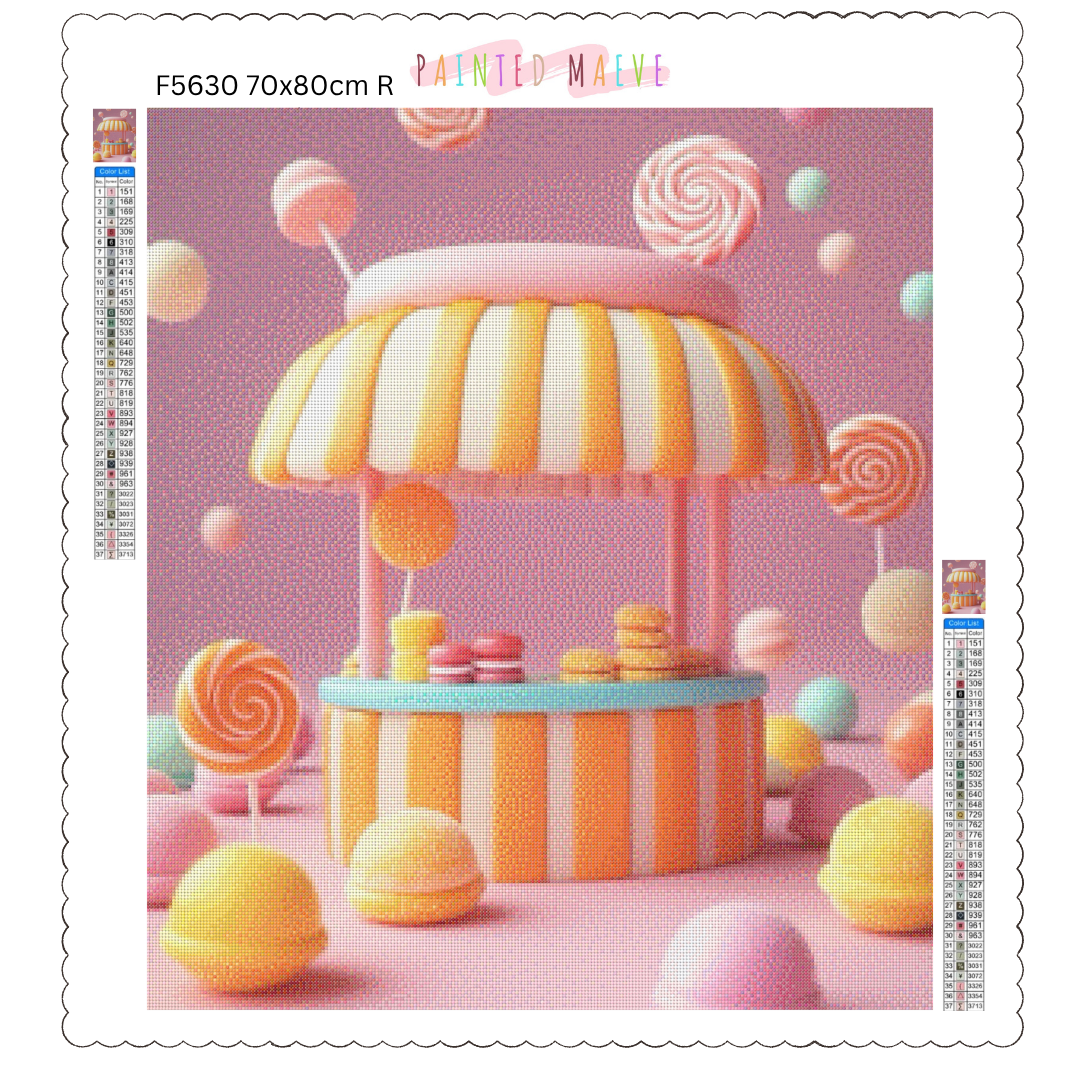 Sweet Treats Stand: Diamond Painting Collection