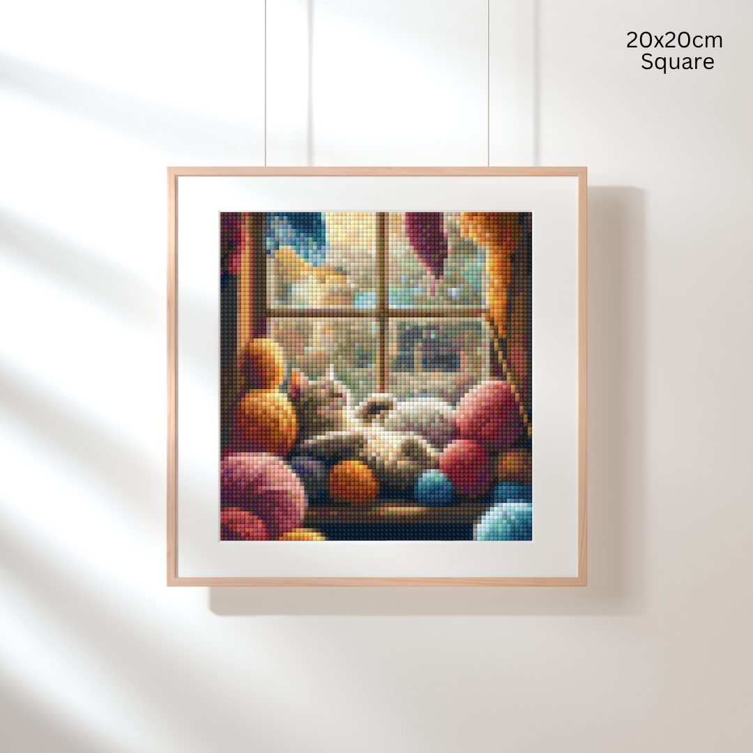 Cozy Whiskers & Warm Yarn: Diamond Painting Collection