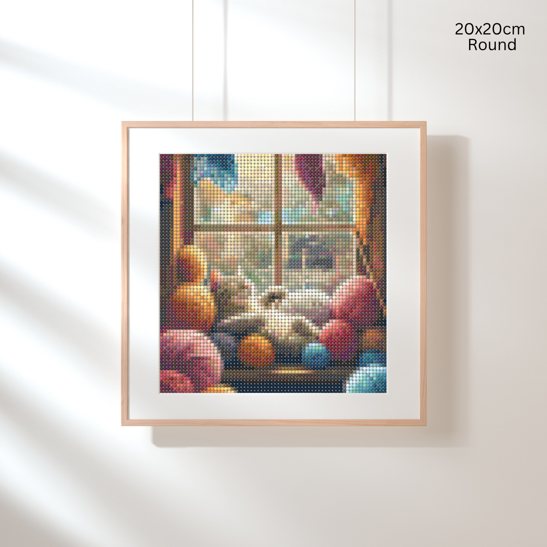 Cozy Whiskers & Warm Yarn: Diamond Painting Collection