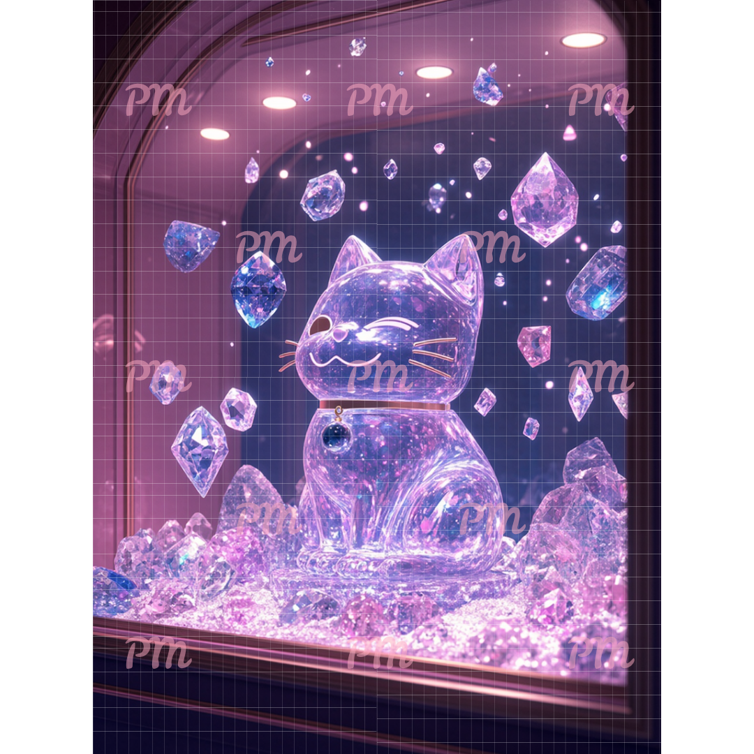 Crystal Fortune Kitty: Diamond Painting Collection