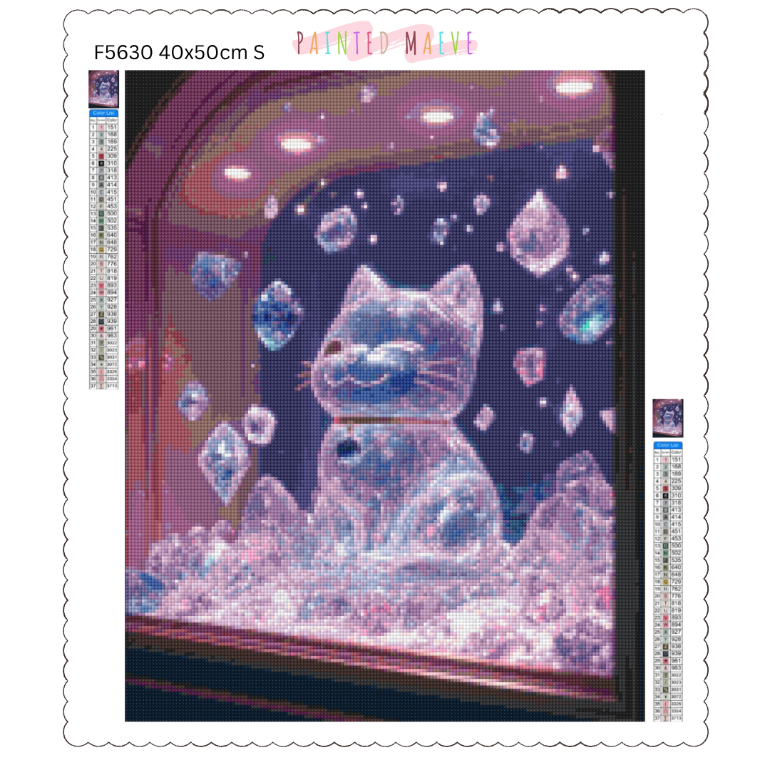 Crystal Fortune Kitty: Diamond Painting Collection