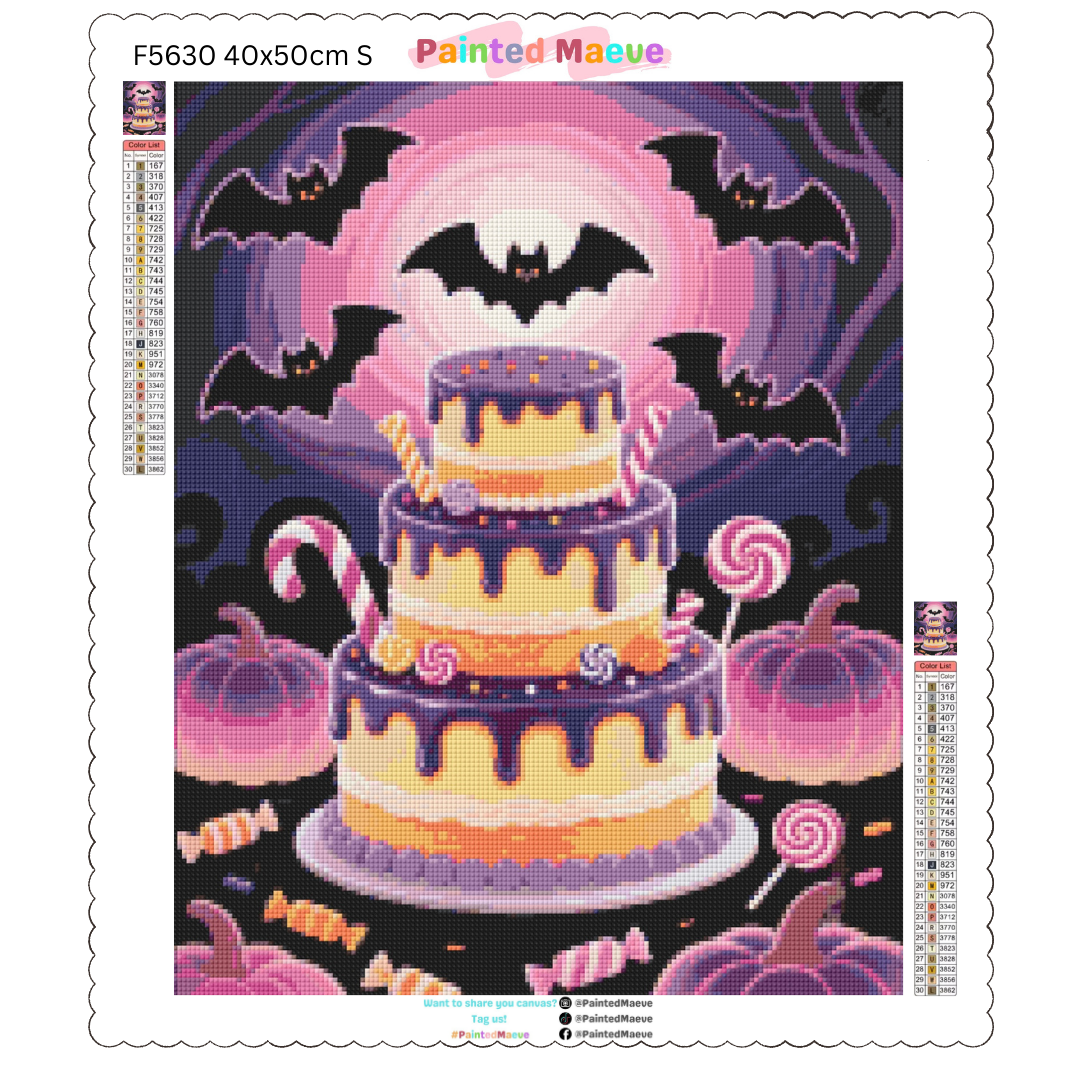 Batty for Sweets: Diamond Painting Halloween Collection