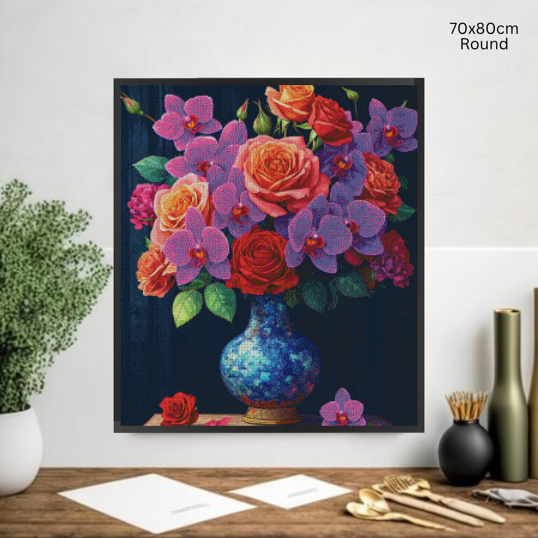 Timeless Bouquet: Diamond Painting Collection