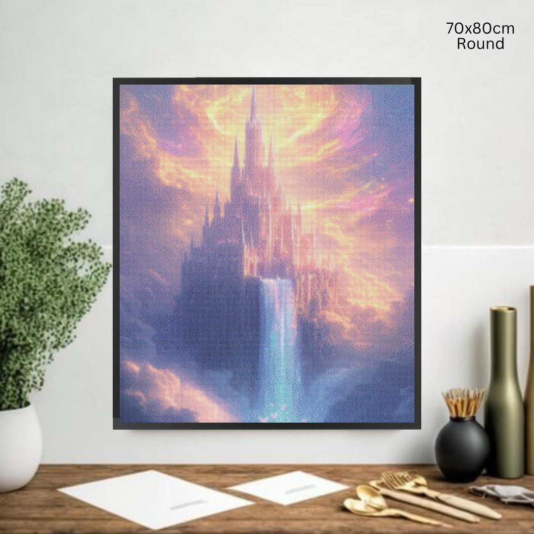 Castle in the Sky: Diamond Painting Collection