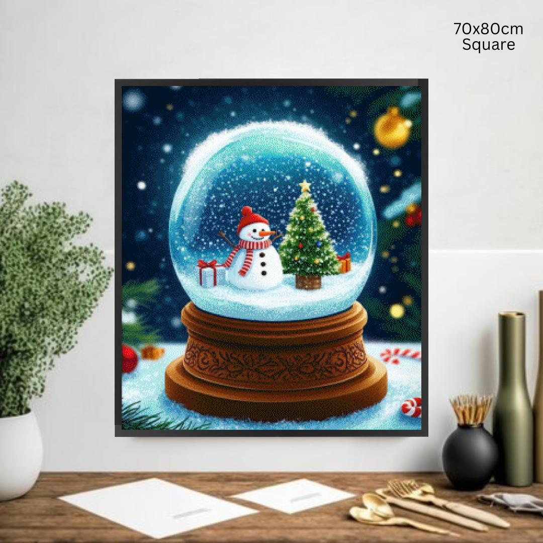 Frosty’s Globe: Diamond Painting Christmas Collection