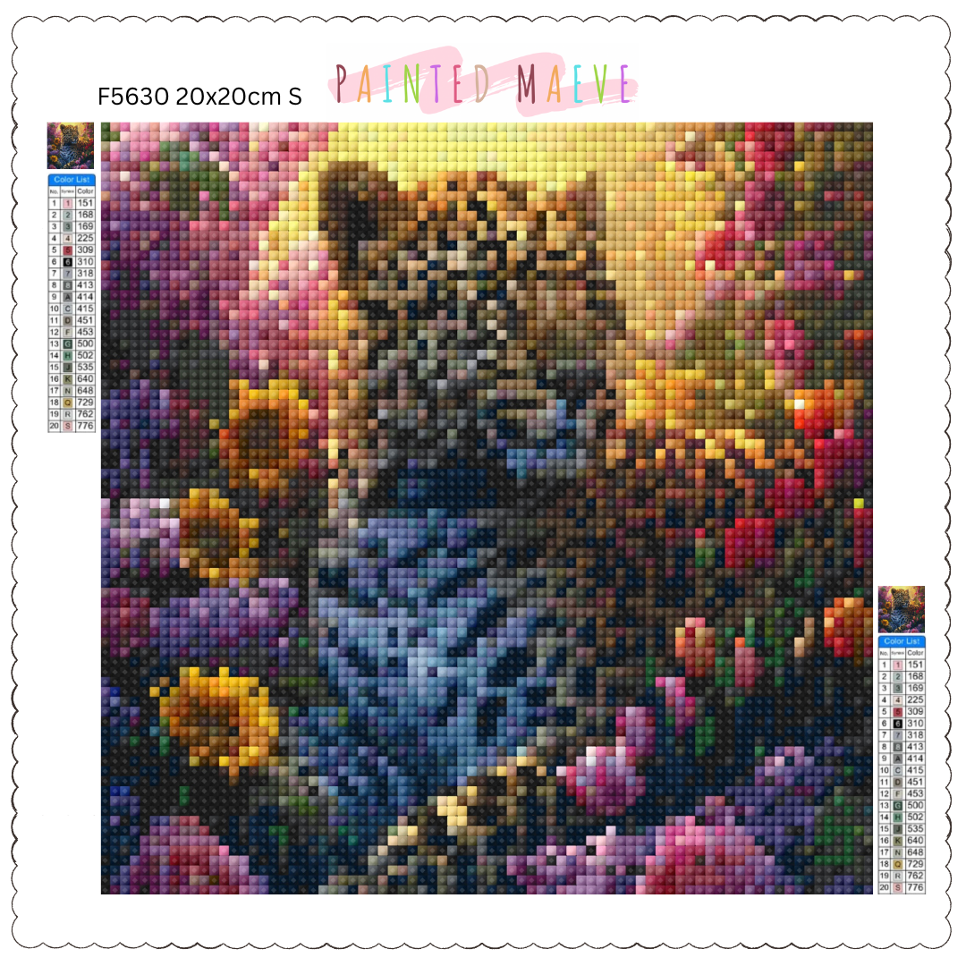 Floral Majesty: Diamond Painting Collection