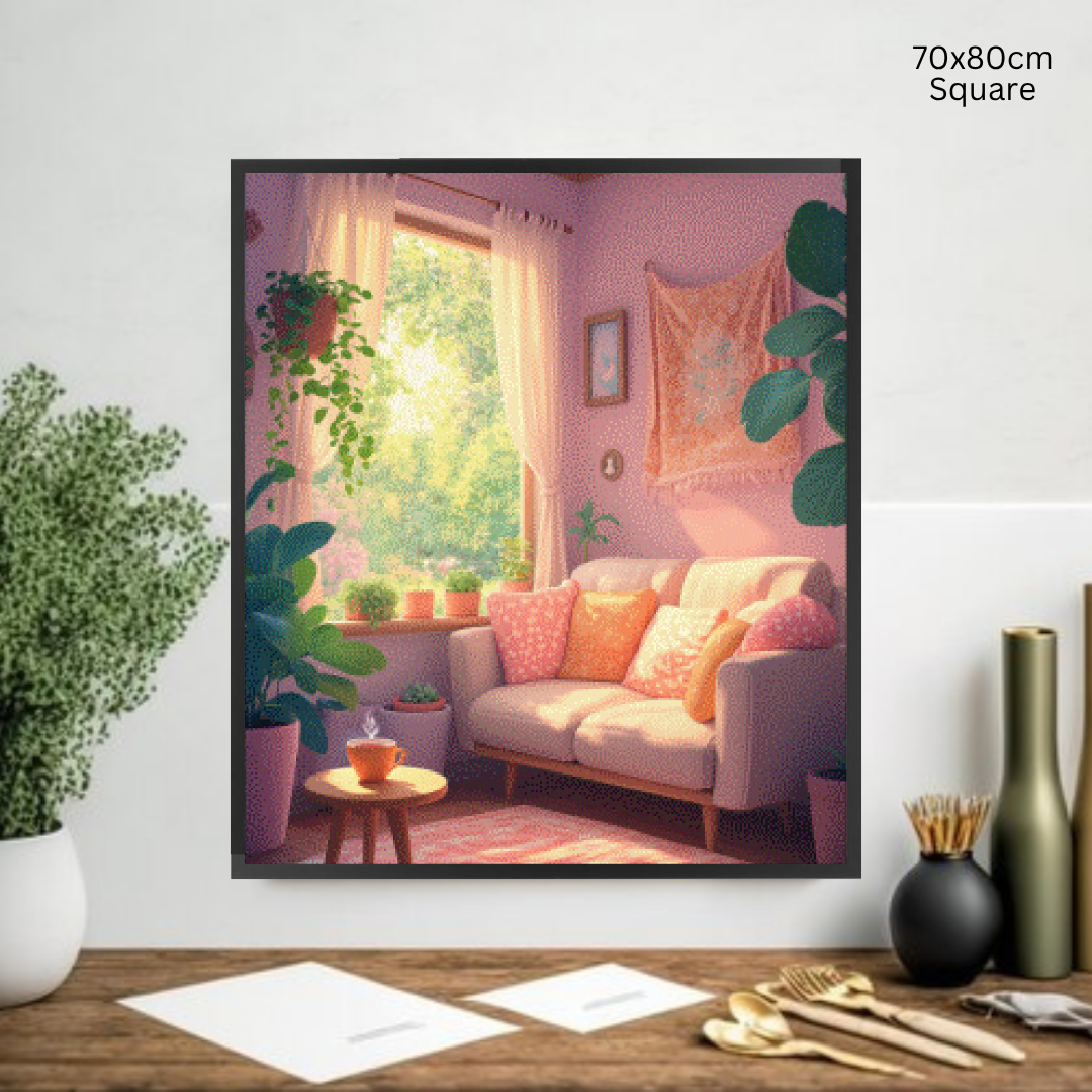 Sunlit Comfort: Diamond Painting Collection