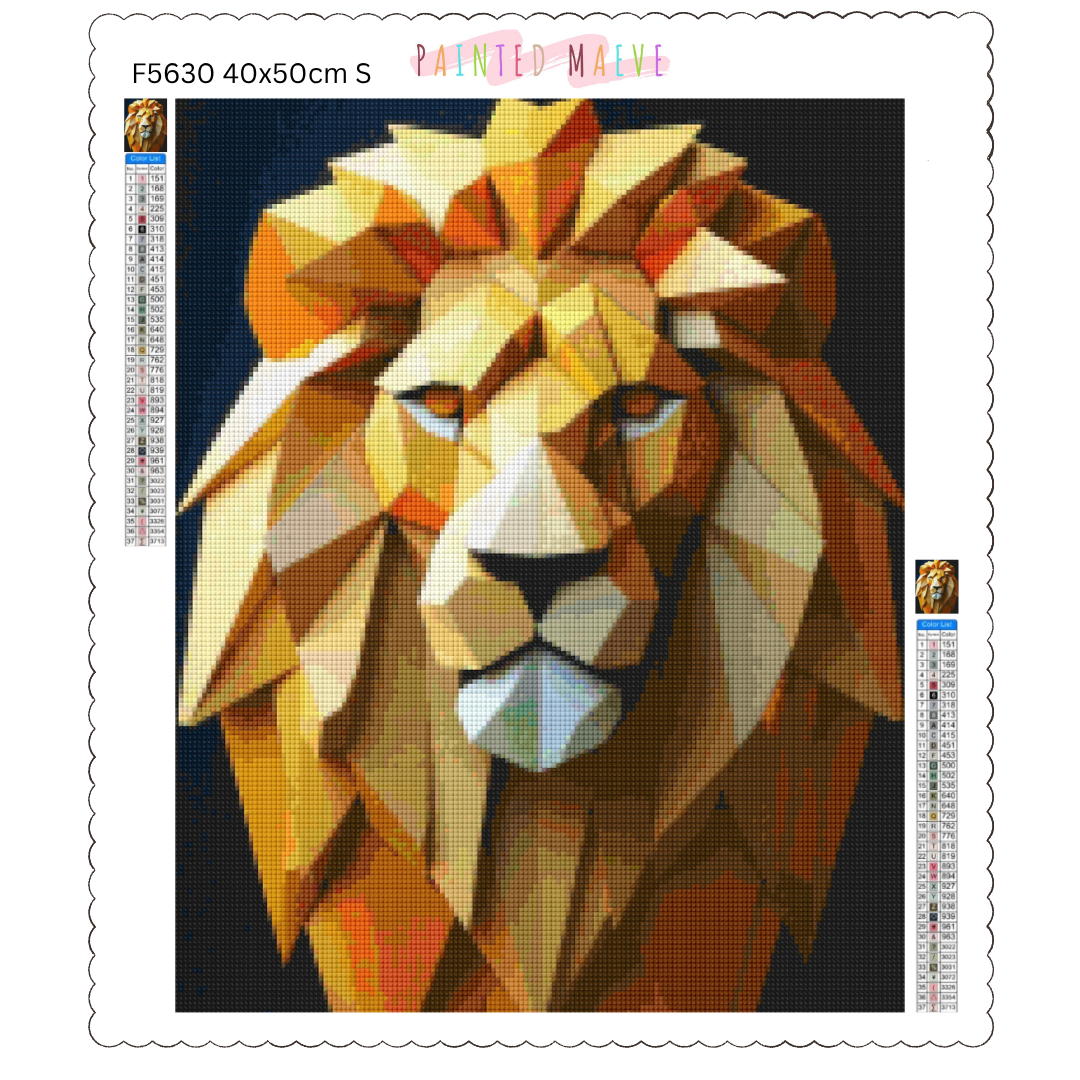 Lion’s Mane: Diamond Painting Collection