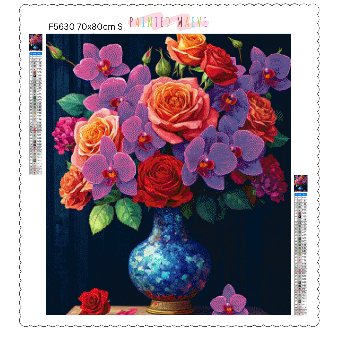 Timeless Bouquet: Diamond Painting Collection