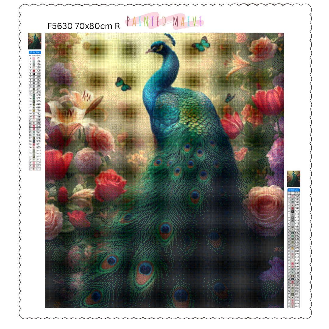 Regal Plumage: Diamond Painting Collection