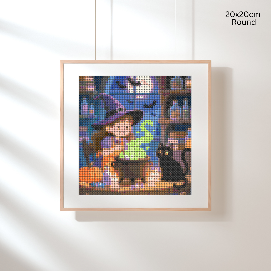 Potion & Purrs: Diamond Painting Halloween Collection
