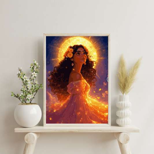 Ethereal Latina: Paint-by-Number Collection (24/36/48 colors | No Frame)