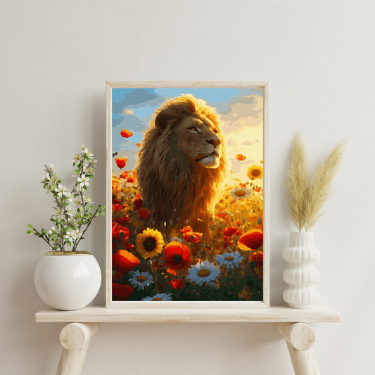 King of the Meadow: Paint-by-Number Collection (24/36/48 colors | No Frame)