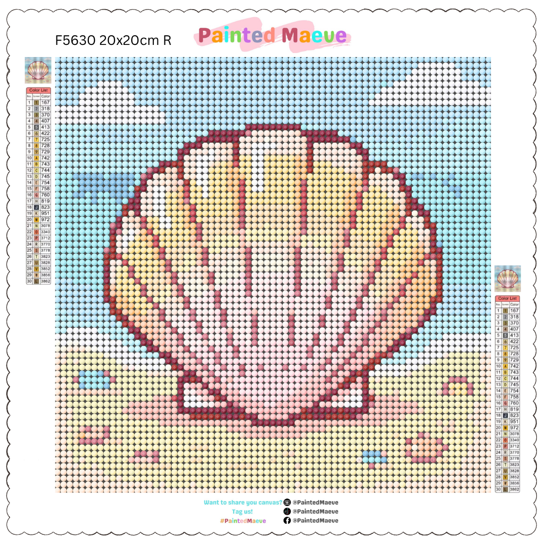 Shell by the Sea: Diamond Painting Collection