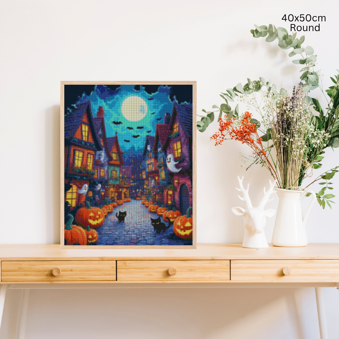 Town of Halloween: Diamond Painting Halloween Collection