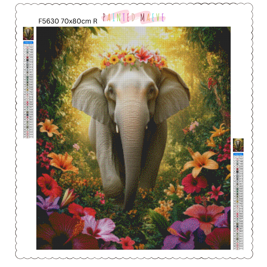 Blossoming Grace: Diamond Painting Collection