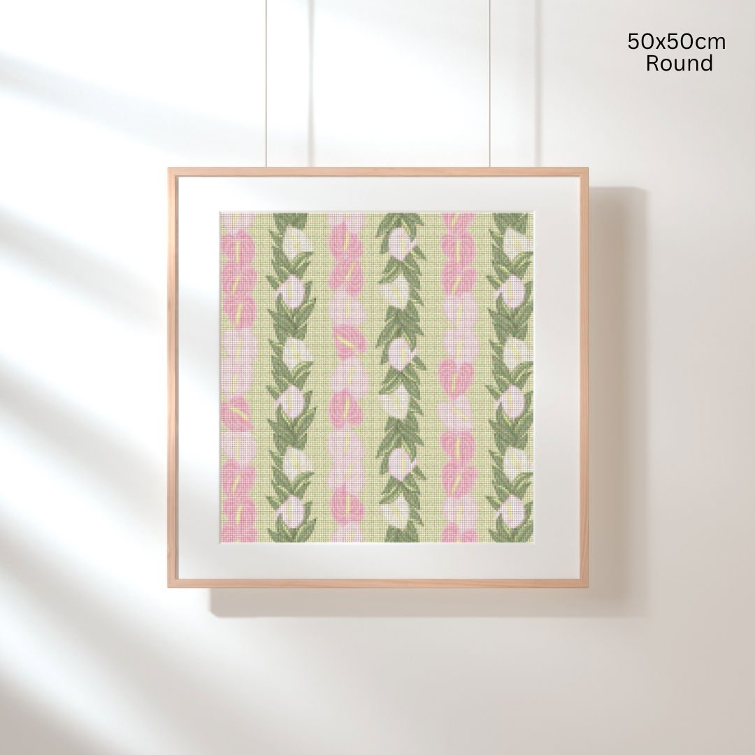Anthurium Lei: Diamond Painting Collection