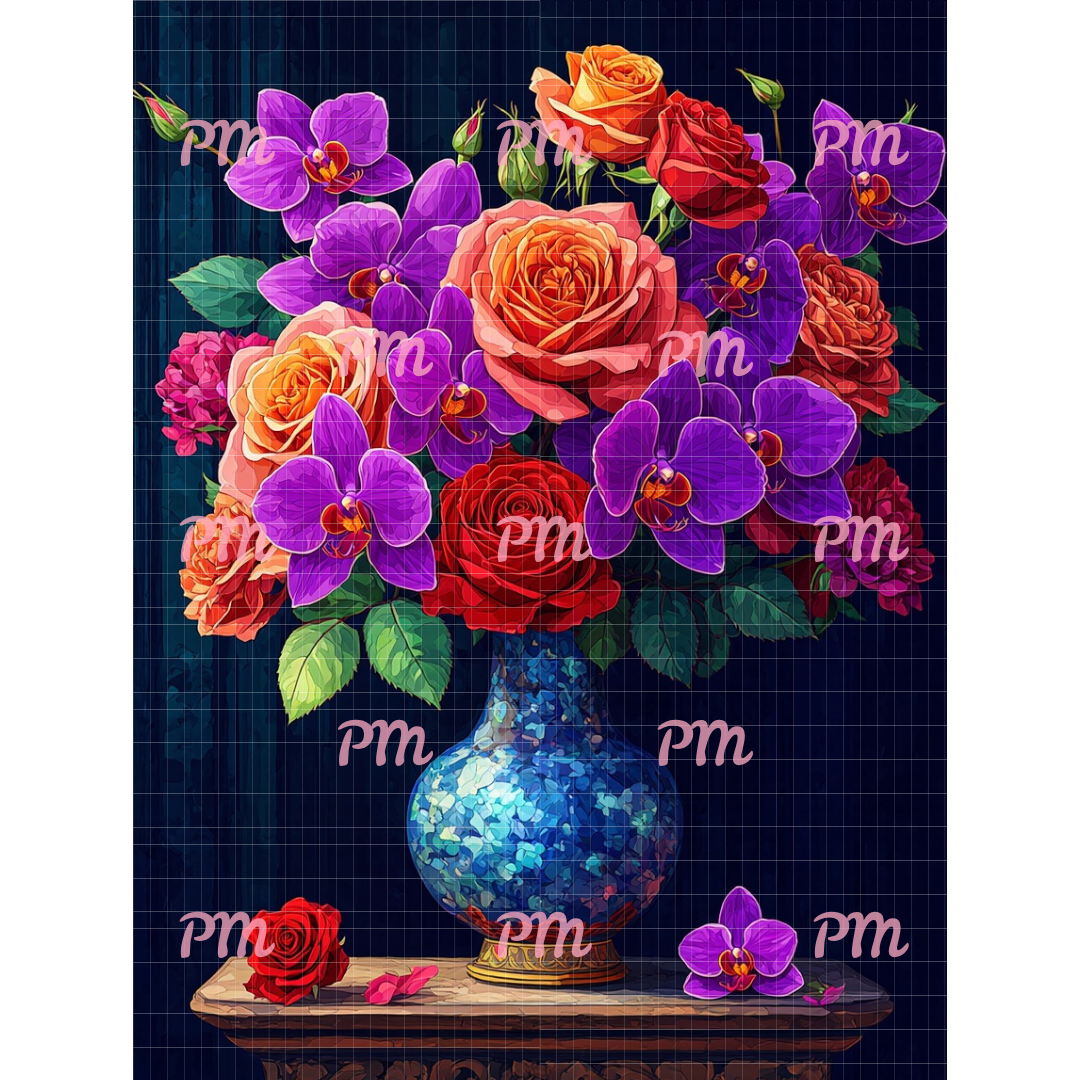 Timeless Bouquet: Diamond Painting Collection