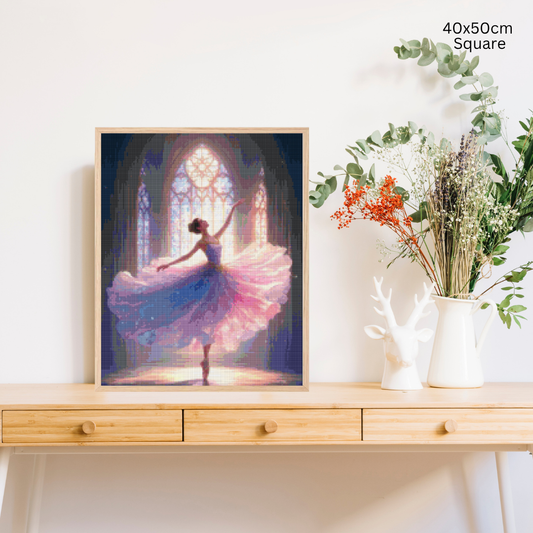 Stained Glass Relevé: Diamond Painting Collection