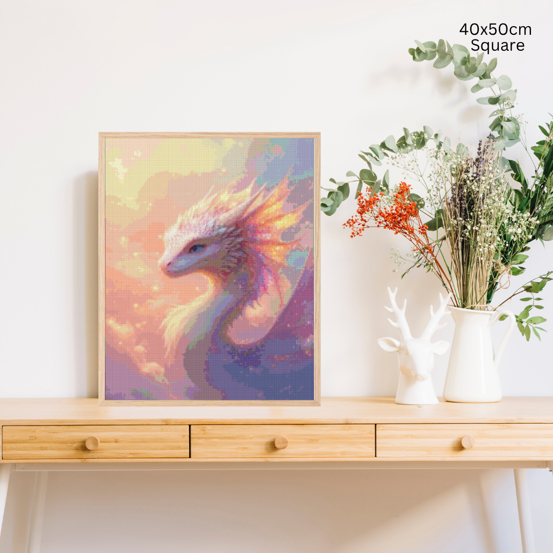 Dragon Grace: Diamond Painting Collection