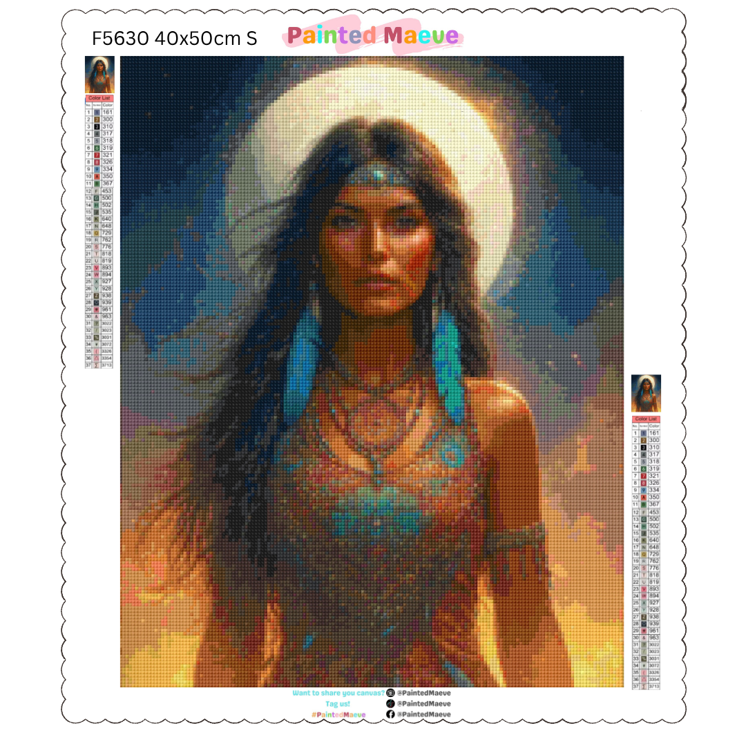Indiginous Beauty: Diamond Painting Collection