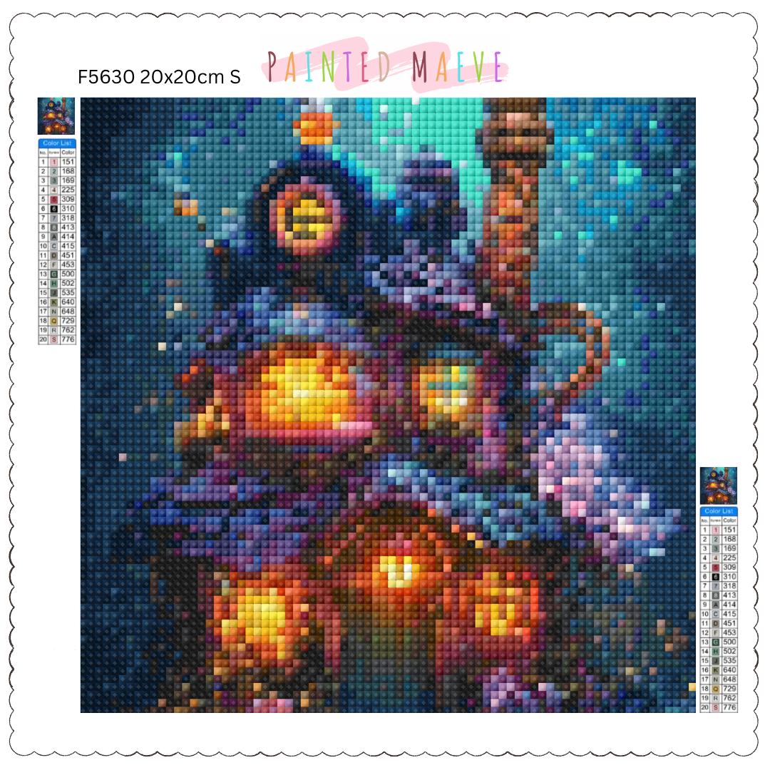 Potion and Crystal Cabin: Diamond Painting Collection