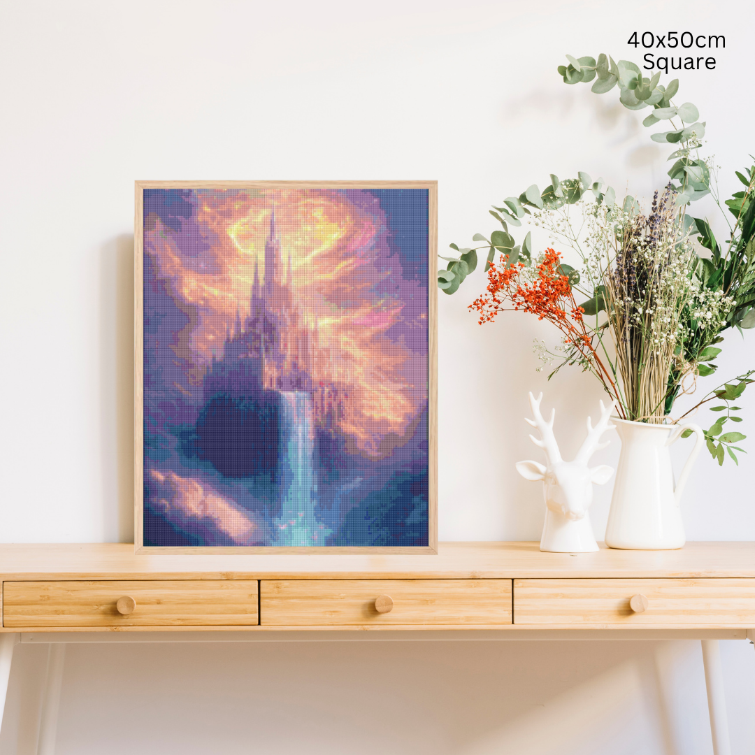 Castle in the Sky: Diamond Painting Collection