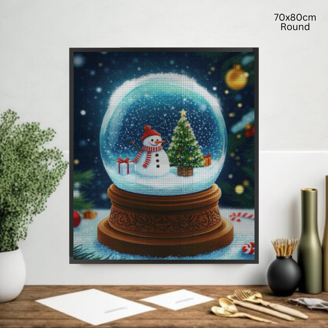 Frosty’s Globe: Diamond Painting Christmas Collection