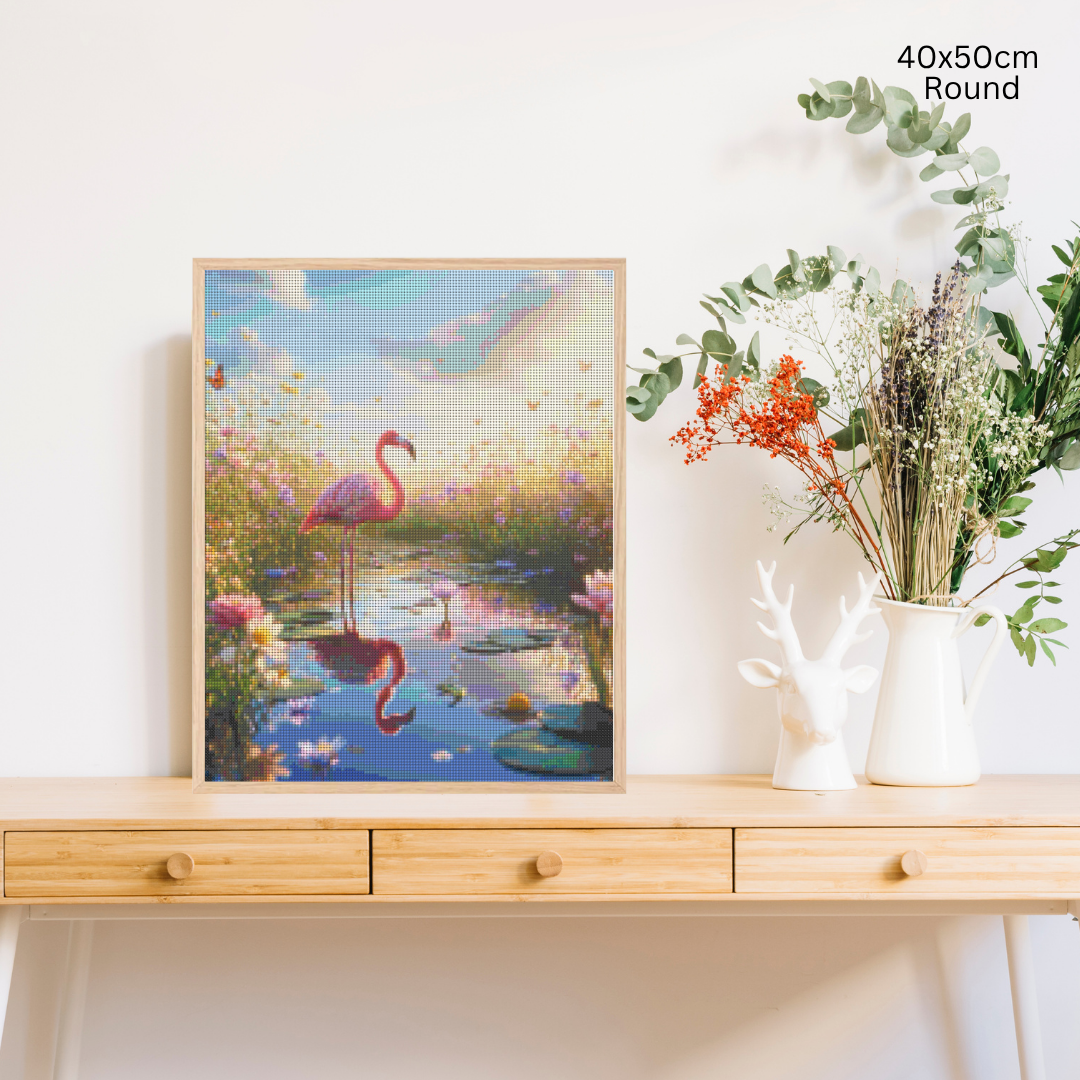 Flamingo Dance: Diamond Painting Collection